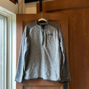 Patagonia Better Sweater 1/4-Zip Fleece Jacket in Stonewash- Men's. Size M.